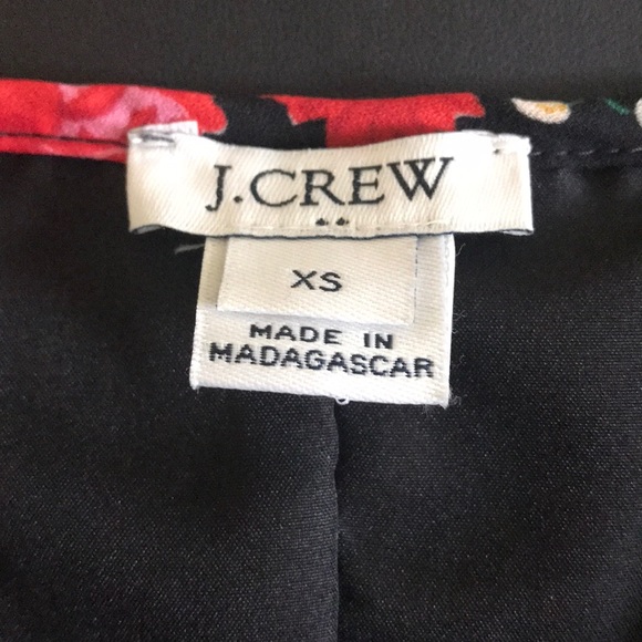J. CREW Women’s Dress Black Red - Picture 6 of 8